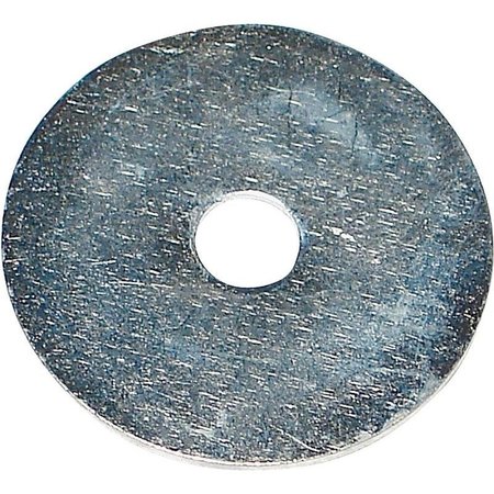 MIDWEST FASTENER 0 Fender Washer, 38 in ID, 112 in OD, Zinc, Zinc 3935